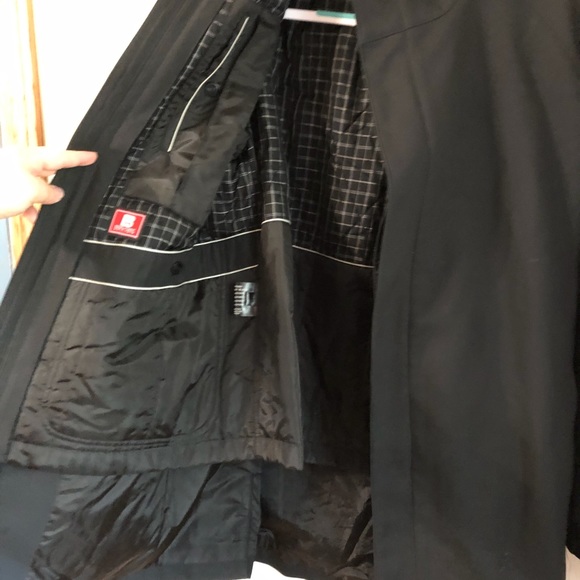 Sanyo New York Tokyo Black Trench Coat - Picture 4 of 8